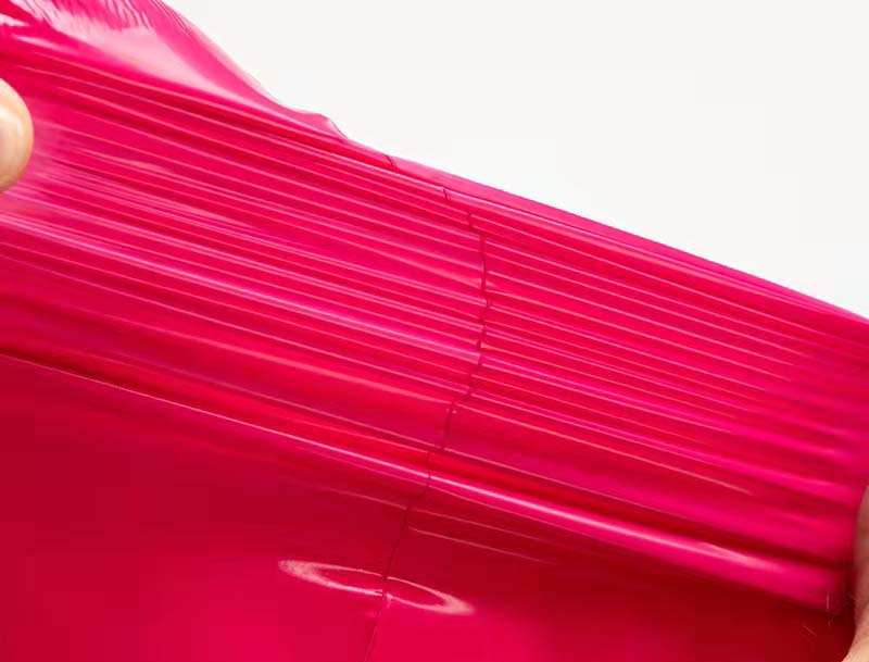 东山玫红色快递袋-05